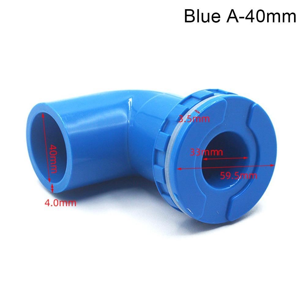 New 20~50mm Drainage Connector PVC Pipe Waterproof Straight Fitting Fittings Thread Aquarium Pipe Garden