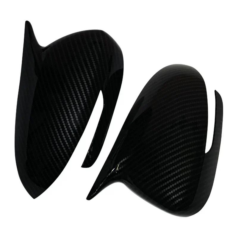 Sidospegel Glanssvart Bil Typor Backspegelkåpa För KIA KX5 och Sportage 2016 - 2019 Spegelhus Dekorationslist