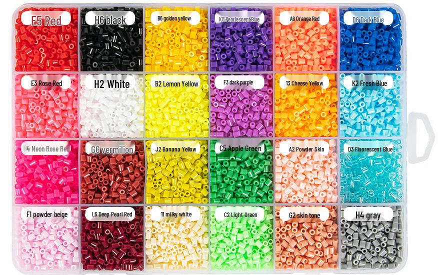 Pinpin Doudou 72-Color Soft Beads Set: Educational DIY Puzzle Toy for Children