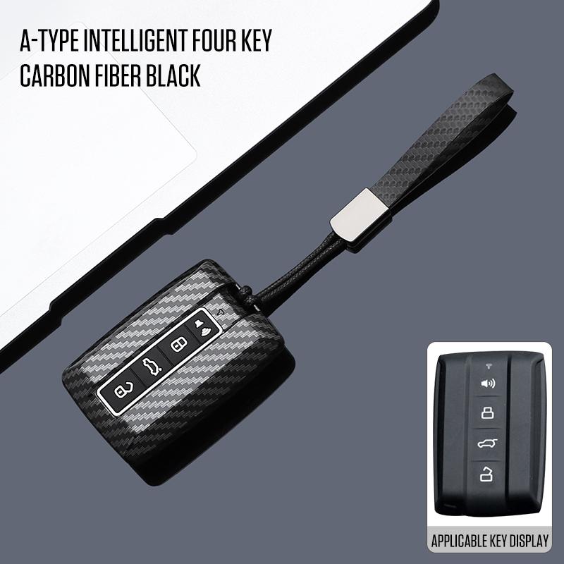 Suitable Carbon Fiber Auto Key Fob Housing High-End Auto Key Fob Fit For Tank China Automotive Tank300 Auto Key Fob Cover Tank400 Tank500 Hi4T