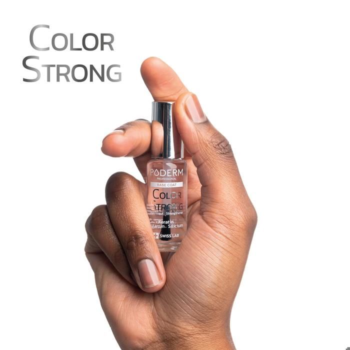 Vernis à Ongles - PODERM - N°001 - Durcisseur - Enrichi en Biotine - Silicium et Kératine
