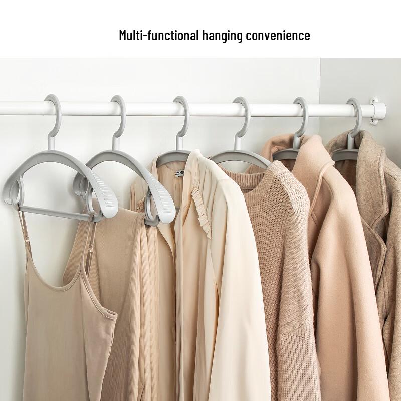 Wide Shoulder Anti-slip Plastic Clothes Hanger