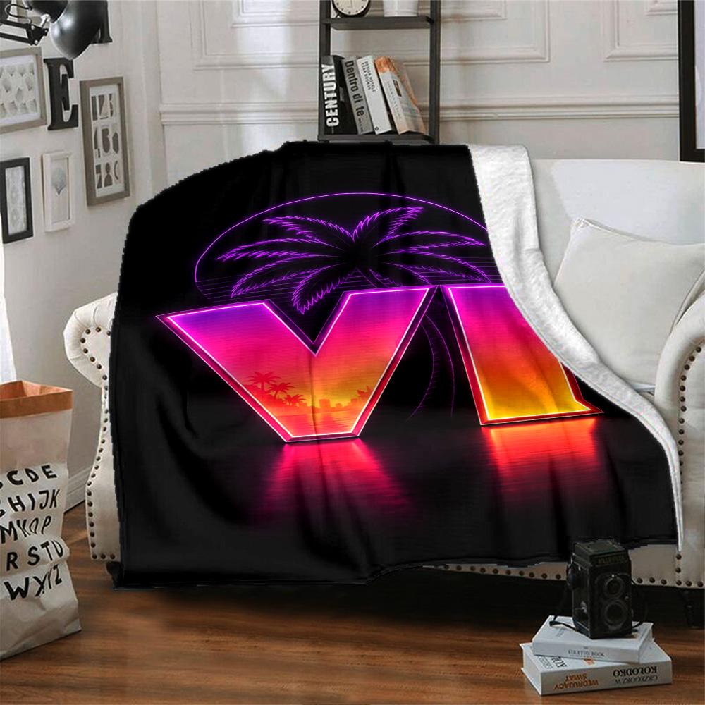 Gta Blanket Soft & Cozy Great for Seaside Couch Chair for All Occasions Digital Print Perfect Gift for Relatives and Friends