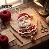 Easy Crochet Projects for Holidays Christmas Angel DIY Kit, Make Hanging Ornament, Festive Beginner Starter Kit Craft Adults Teens, Handmade