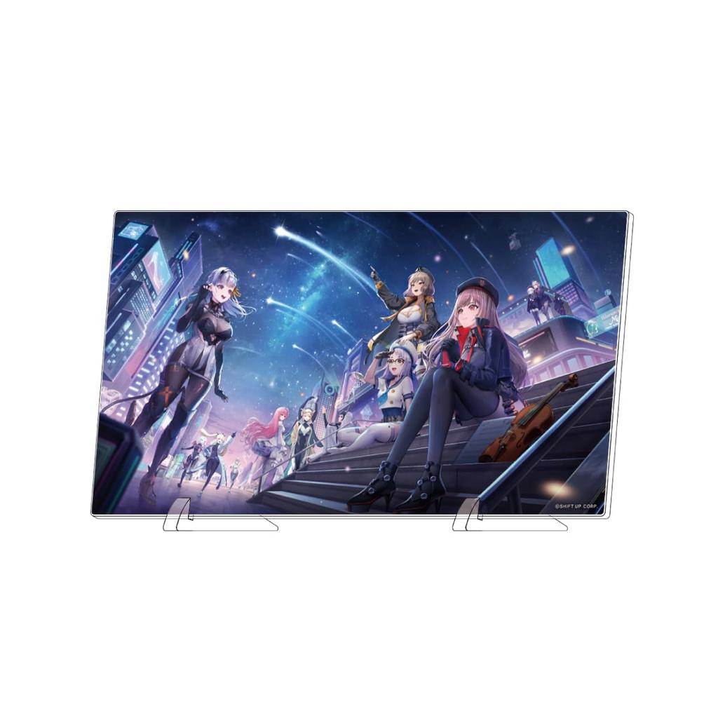 Algernon Products Victory NIKKE Acrylic The Story of Humanity Written in the W258 x Made of Acrylic Goddess Board, Stars, Approx. H148mm,