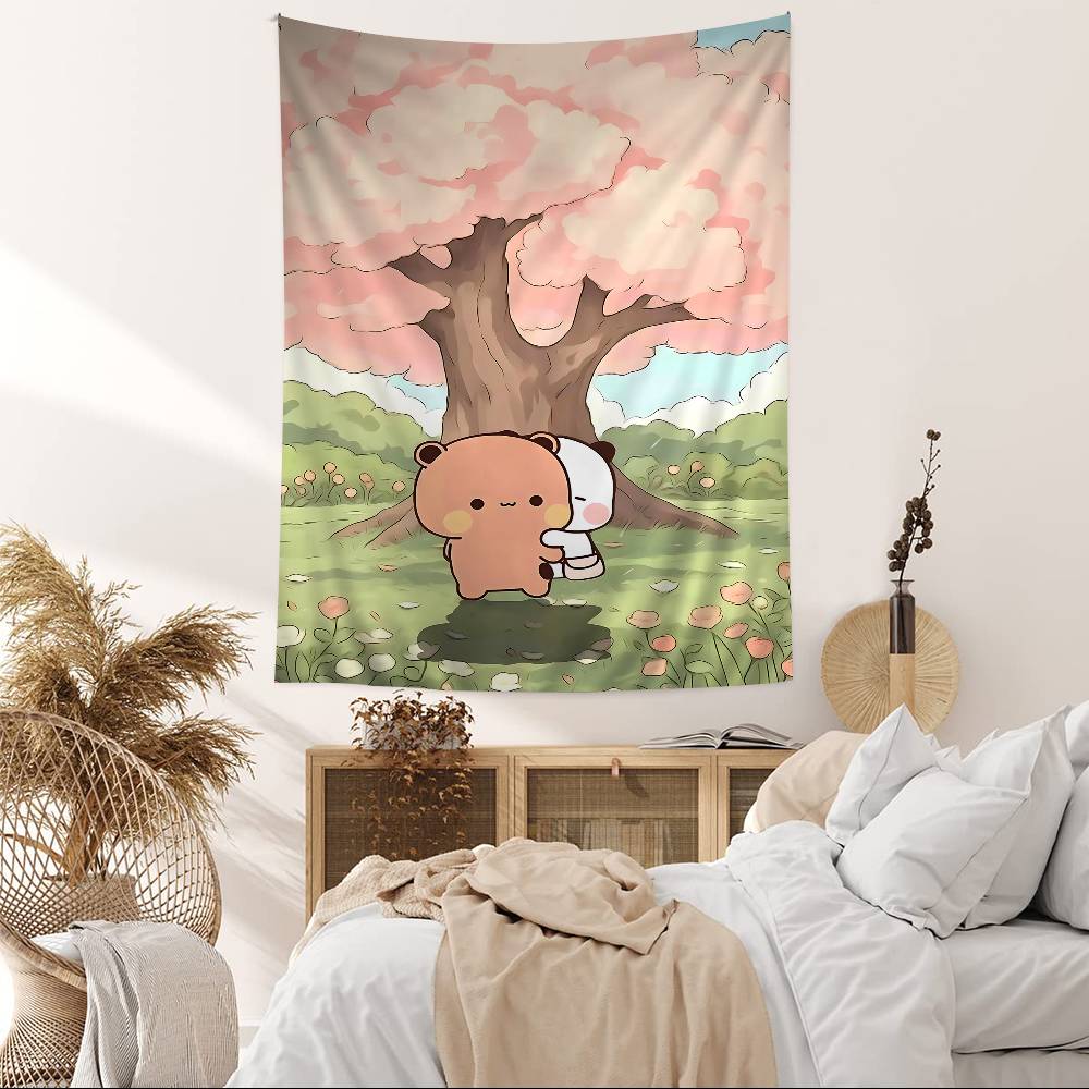 Bubu Dudu Cartoon Cartoon Tapestry Wall Hanging Decoration Household Home Decor