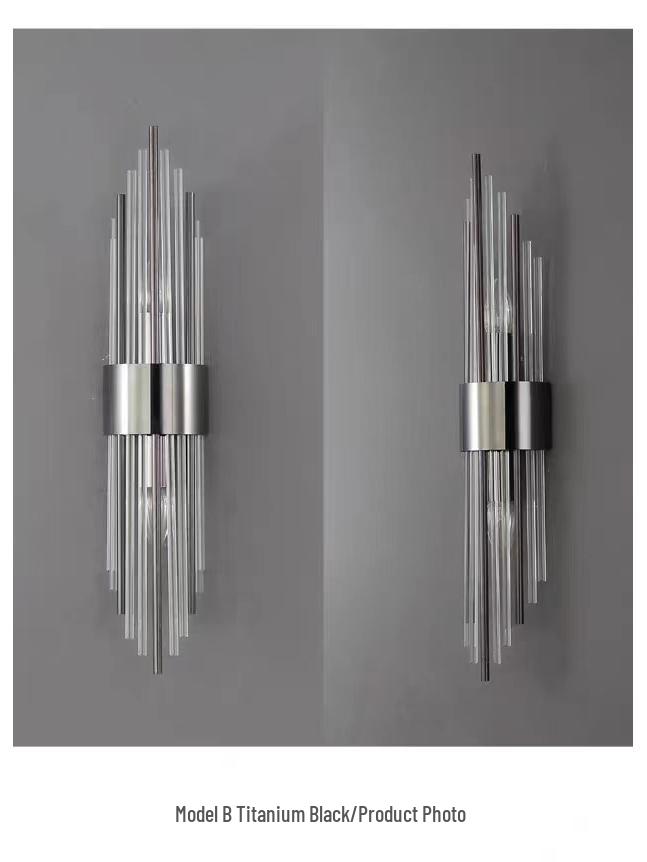 Nordic Luxury Crystal Wall Lamp for Living Room, Bedroom, Stairway, and Aisle Decor