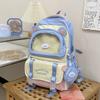 School Bag Female Ins Mori Cute Bear Earache Bag Junior High School High School Student Large Capacity Computer Backpack