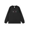 Korean Style Cute Cartoon Couple T-Shirt with Cuffed Long Sleeves for Autumn and Winter