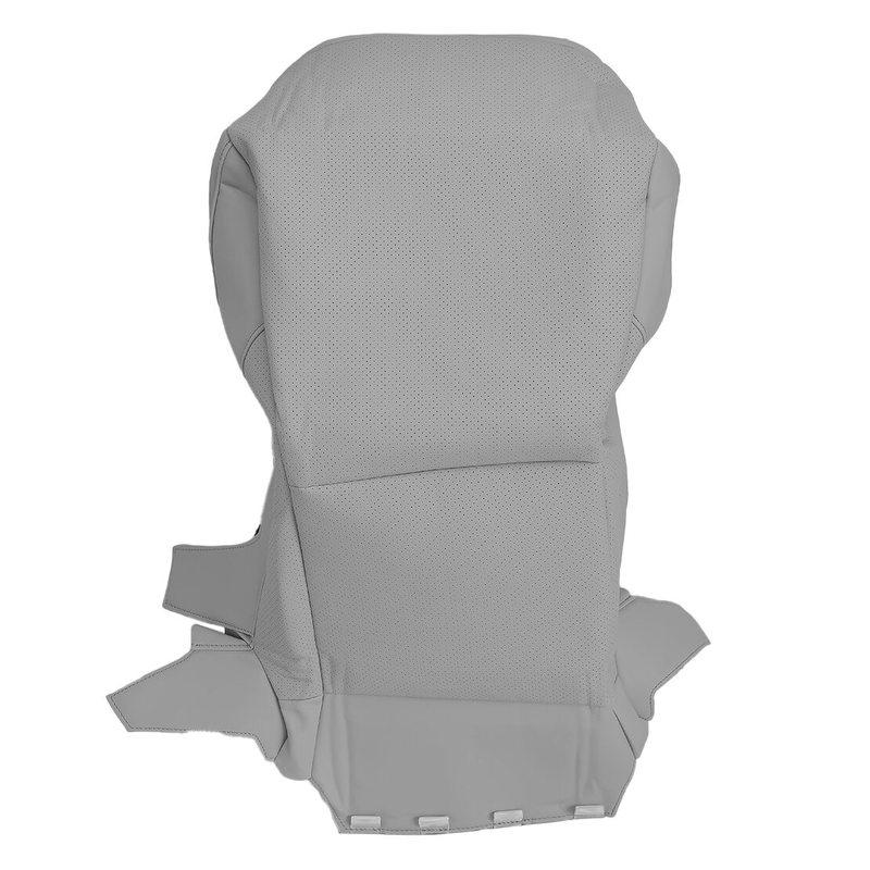 Left Driver Side PU Leather Perforated Bottom Seat Cover Gray Fit for Lexus ES350 2007 2008 2009 2010 2011 2012