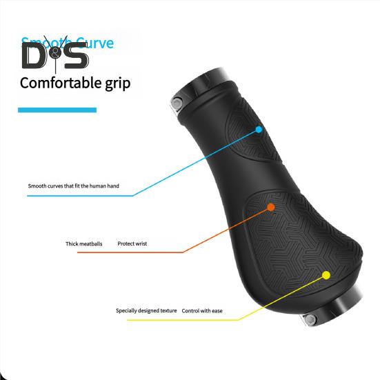 1 Pair Bicycle Handlebar Grip Non-slip Rubber Universal MTB Road Mountain Bike Handle Grip Cover Replacement Bicycle Accessories