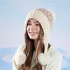 Warm Lining Pullover Cap Windproof Beanies Cap Casual Warm Hat  Winter