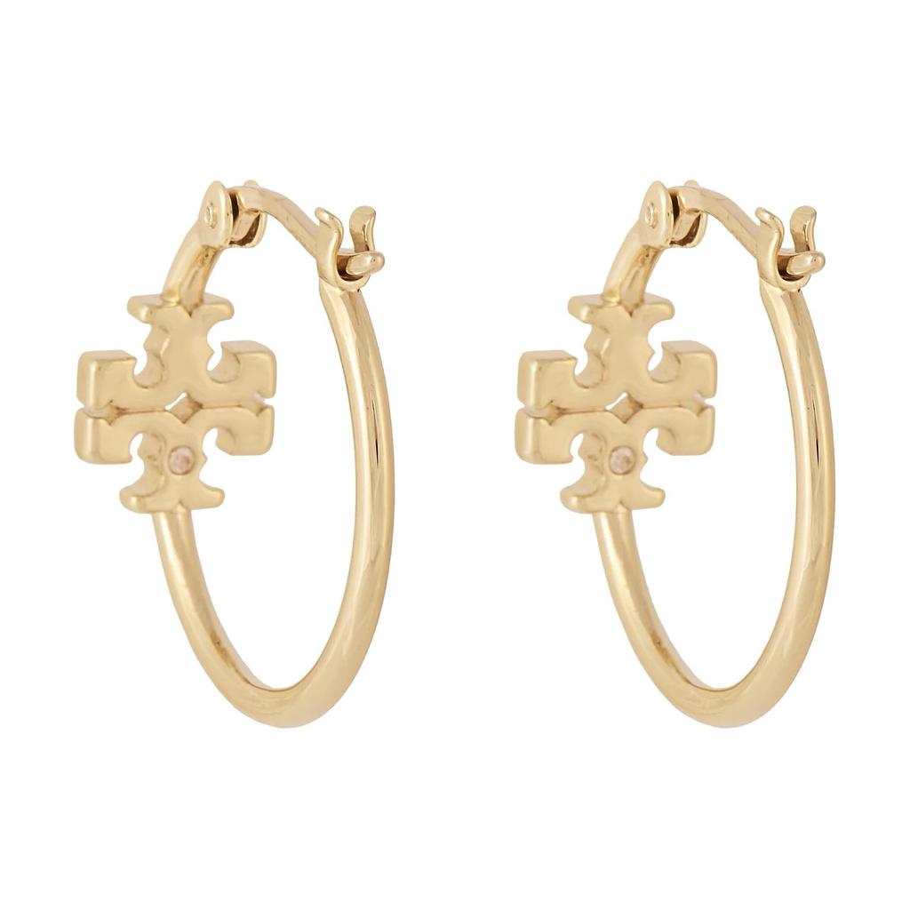 Tory Burch Logo Brass Earrings Women earrings Gold POIZON240621788
