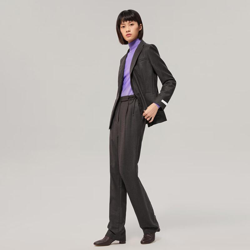 OVV Women's Italian Wool Tie-Waist Suit Pants