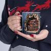 3D-Bücherregal-Tasse, eine Bibliotheksregal-Tasse, Buchliebhaber-Kaffeetasse für Ihr Weihnachtsgeschenk, Geburtstagsgeschenk, tolles Geschenk für Leser