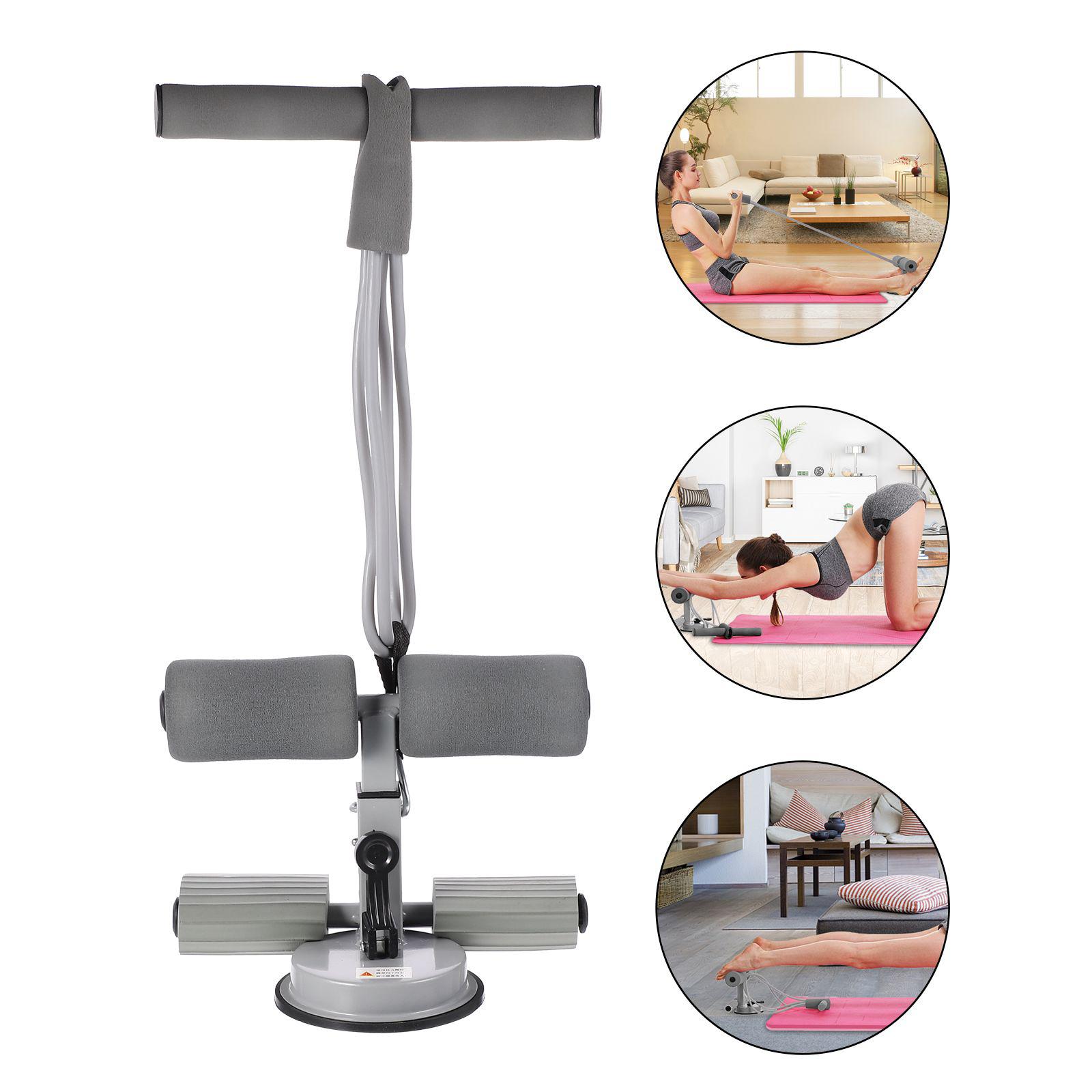 

Auxiliary Belly Fitness Equipment Device Abdomen Exerciser Floor Push Up Bar Sit-up Assist Suction Cup High Quality Practical Daily Use серый