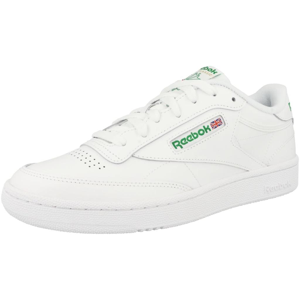 Reebok Club C 85 Size cm Men's Sneakers, White/Green, 24.5