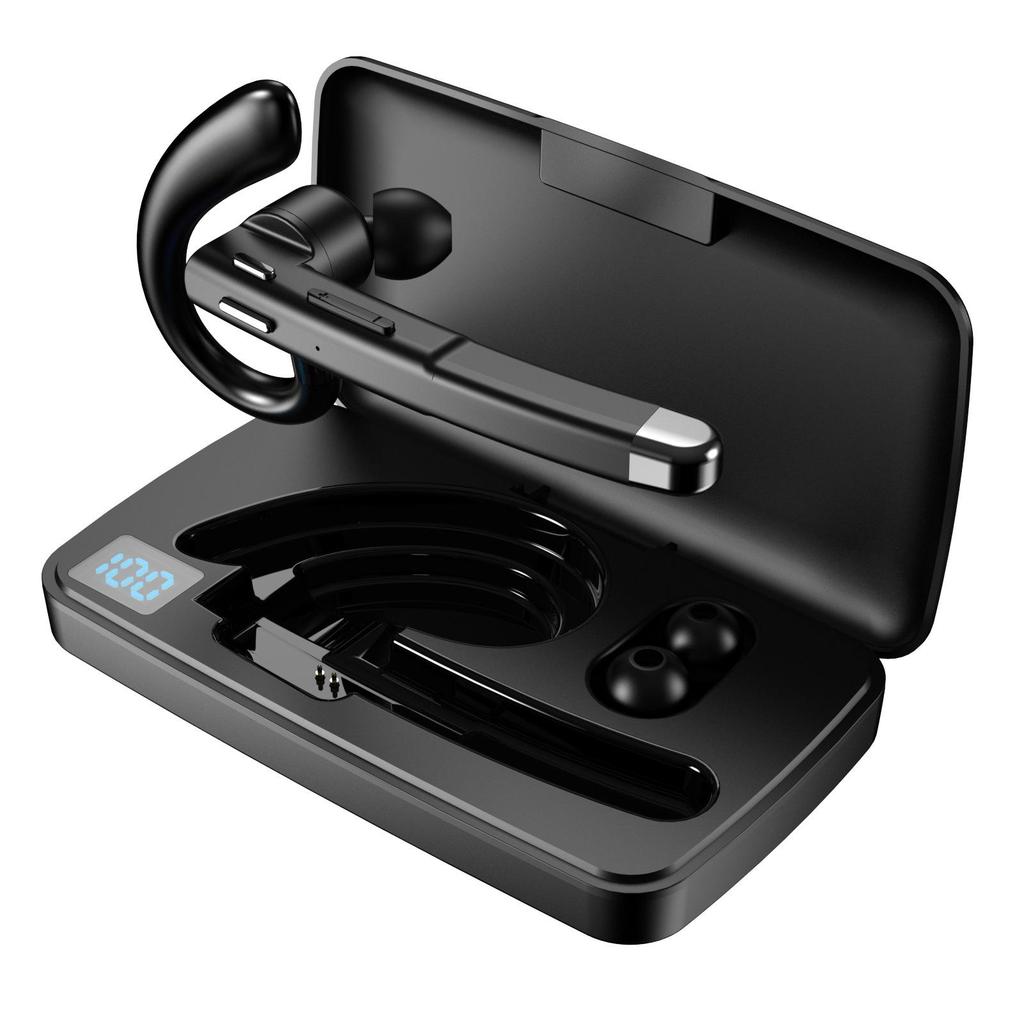 YYK-520 Bluetooth Business Headset: Single-Ear, Over-Ear Design with 5.4 HD Call, Noise Reduction & Extended Battery Life