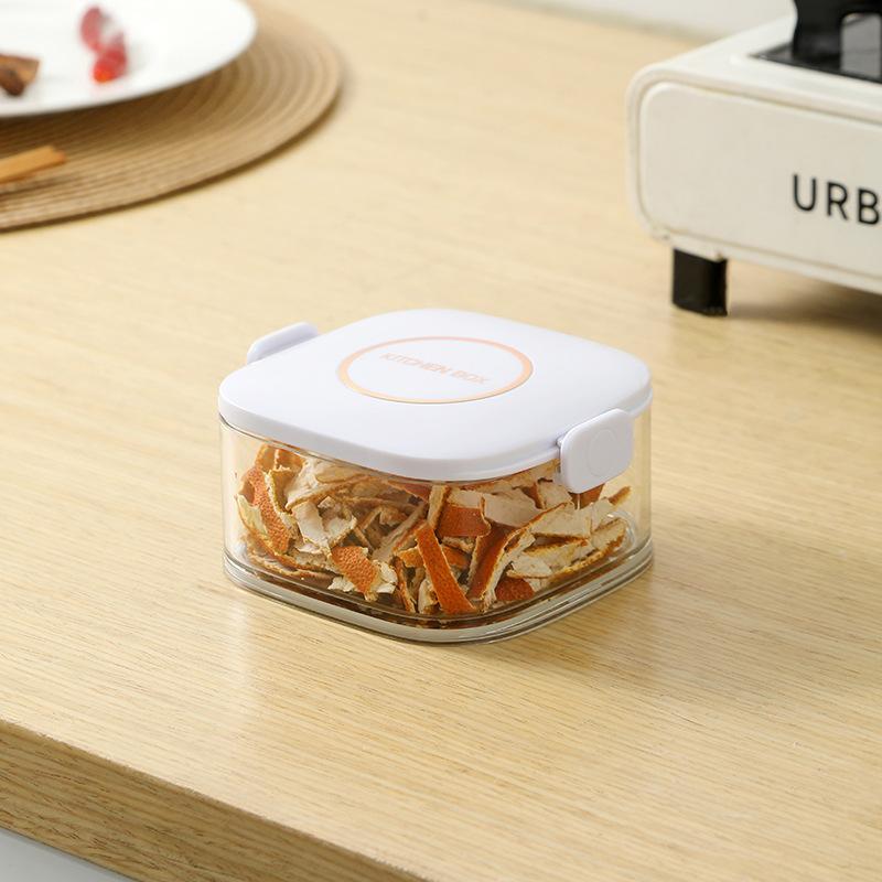 Spice Storage Box, Onion, Ginger, Garlic Fresh-keeping Box, Kitchen Seasoning Sealed Jar, Food Grade Small Material Packing Box, Sealed Jar.