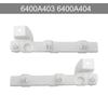 Front Bumper Bracket For Mitsubishi Lancer 2008-2017 Left Right Side ABS Plastic Replace 6400A403 6400A404 White Color Pair Set