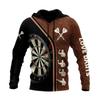 Darts Print 3d Men's Hooded Hoodie Harajuku Personalised Long Sleeve Hoodies Oversized Casual Streetwear Men Clothing Pullovers