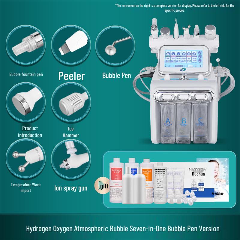 Hydrogen Oxygen Skin Care Instrument: Deep Cleanse, Oxygen Infusion & Blackhead Removal for Beauty Salons