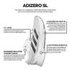 Adidas Women's Adizero SL Running Shoes, IG3339, LIZ90 LILC/MT-SI, Size 23.5 cm