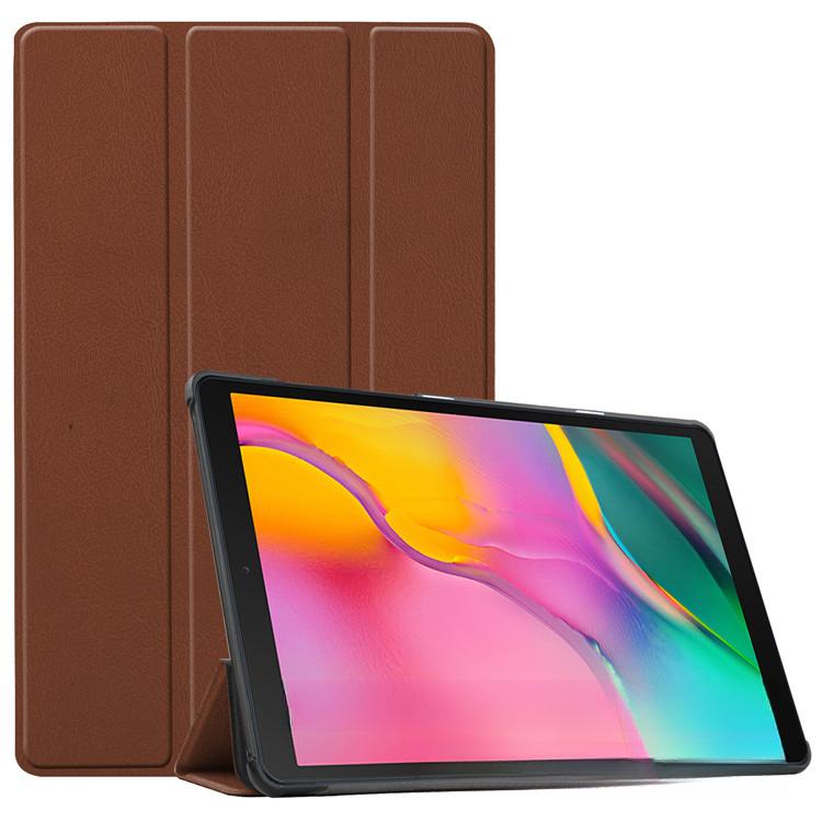 Pour tablette Galaxy 20 Tab S6 10.5 T860 - étui de protection T865 étui en cuir Tri-Fold A 8.4 T307 20 marron