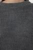 Women's Elegance Style Sweater Black Super Crop Basic Knitwear Sweater