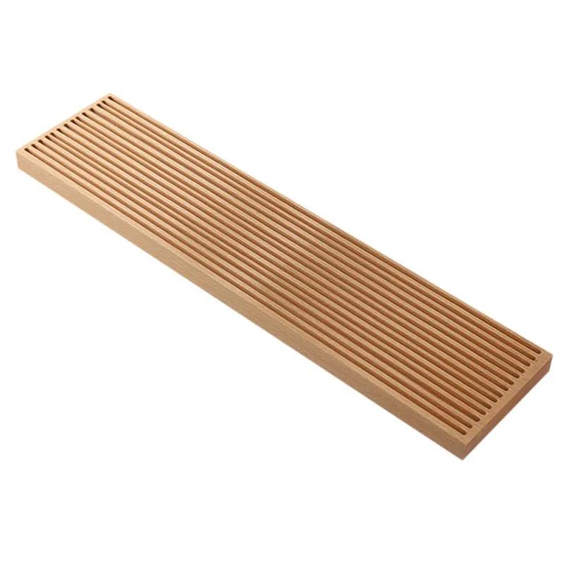 Wooden Serving Tray Rectangular Round Plate Tea Cup Saucer Tray Fruit Dessert Dinner Plate Food Storage Pallet Kitchen Tableware