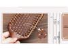 Sandalwood Air Cushion Oval Comb - Solid Wood Fluffy Hairbrush for Head Meridian Massage
