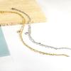 Double Layer Gold Ankle Bracelet Fashionable And Versatile Women's Foot Jewelry Unique Design Delicate Ankle Chain