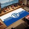 Tappetino Mouse Personalizzato FC Schalke 04 Grande Cuscino per Tavolo da Gioco Antiscivolo per Laptop Tablet Mousepad Grande Tappetino XXL Mini PC Tappetino da Gioco Con Bordo Lock_XIA