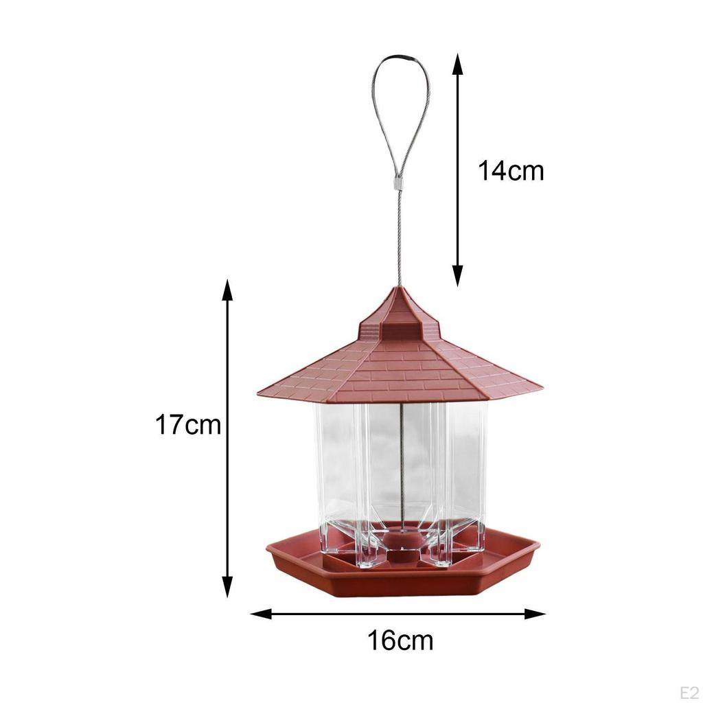 Deluxe Hanging Bird Feeder - Garden Avian Sanctuary