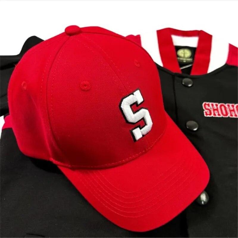 

SlamDunk Shohoku Менеджер баскетбольной команды Аяко Косплей Snapback Hat Красная бейсболка с вышивкой