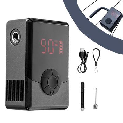 Portable Bike Tire Pump Air Pump for Tires Wireless Compact Inflator with Smart Protection for Scooter Motorcycle Bicycles Ball