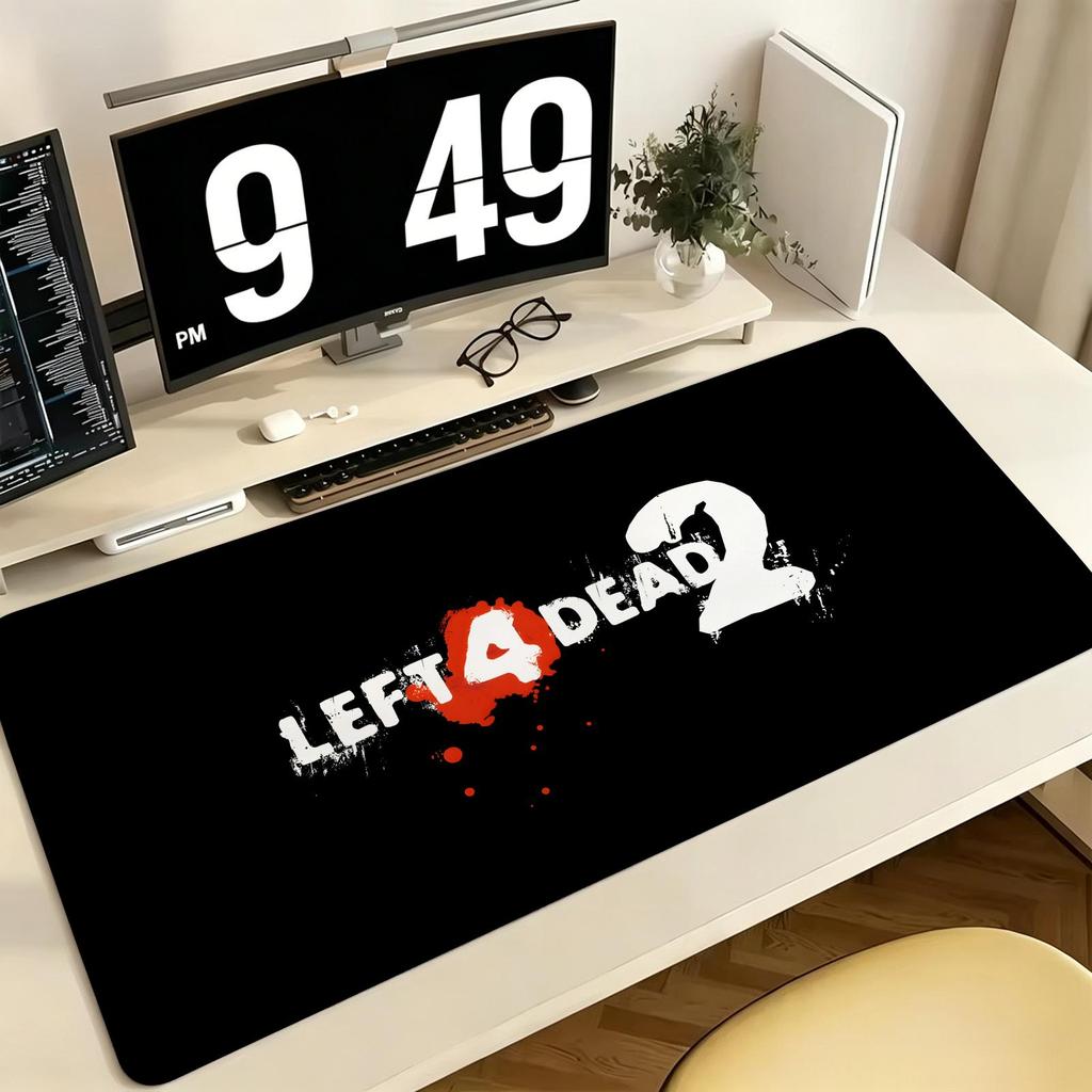 Left 4 Dead 2 Mouse Pad Pro ESports Gaming Mousepad Extra Large NonSlip Stitched Edge Keyboard Laptop Desk Mat For Pc Gamer