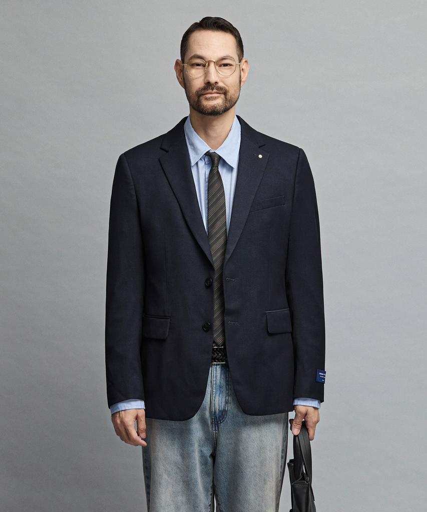 Stco Tech-Poly Four-Way Stretch Essential Formal Jacket_Indigo (Slim Fit)_Ssjvz05Ssn
