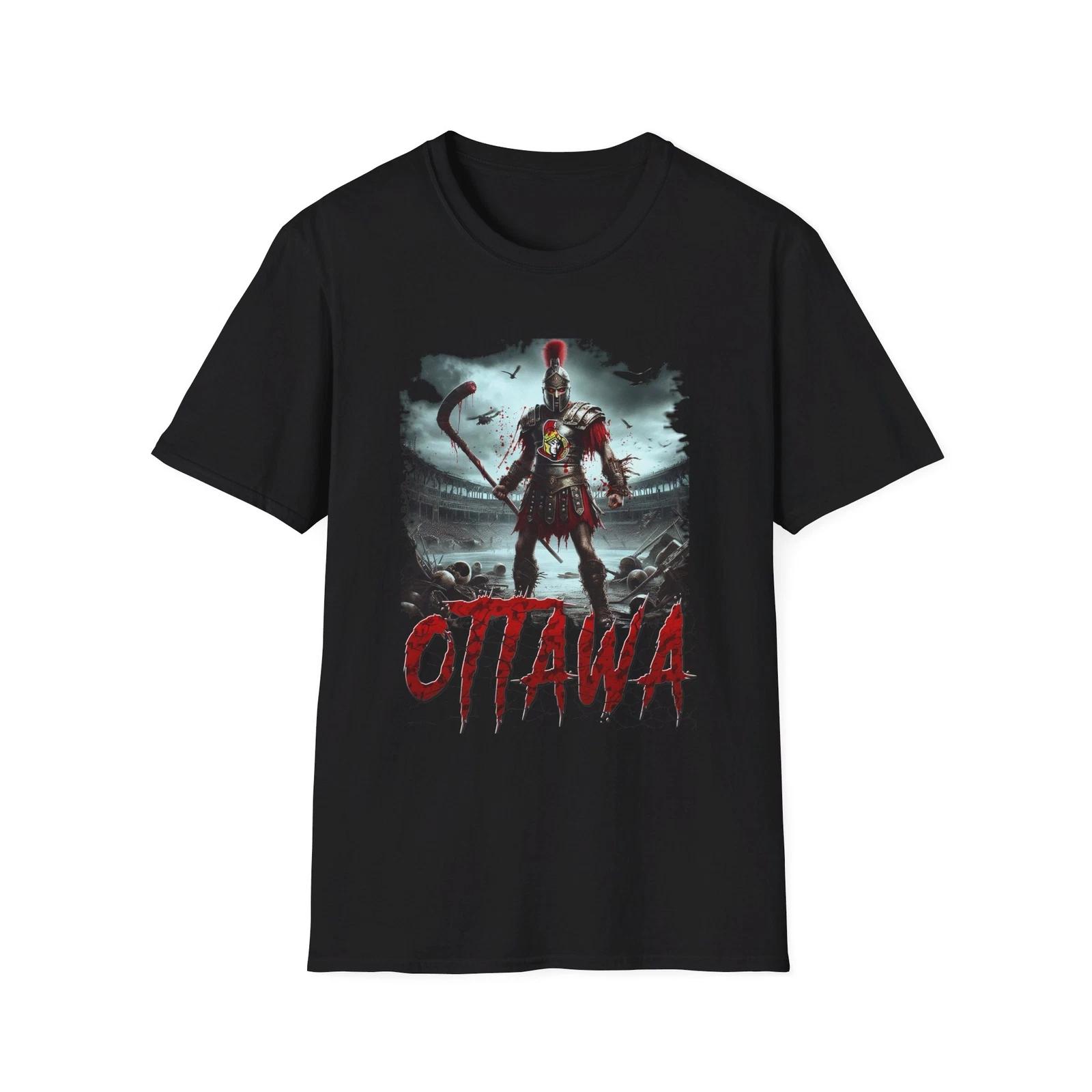 Shadows of the Empire - Ottawa Senators Horror Mashup T-Shirt XXL