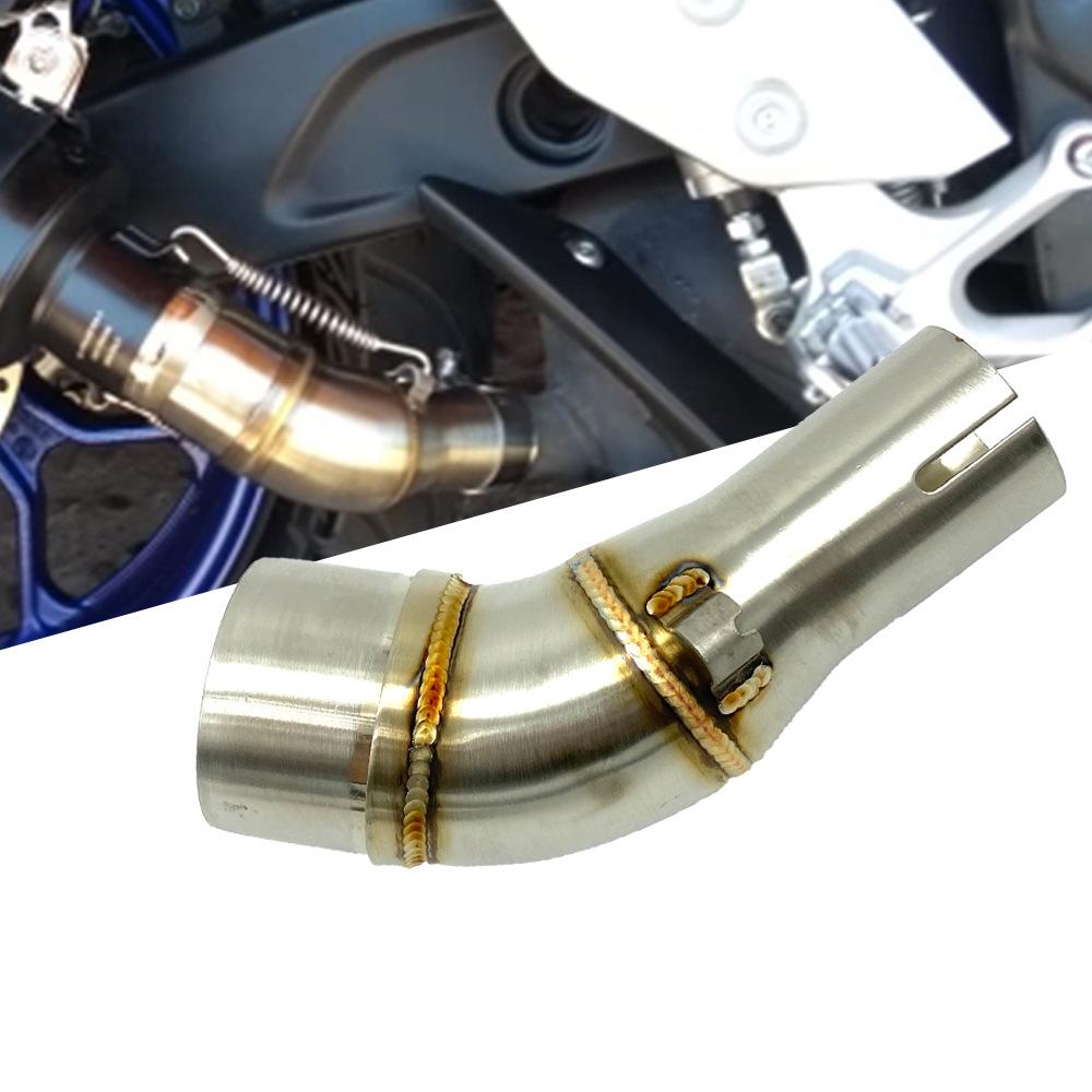 Stainless Steel Mid-Section Exhaust Adapter for Yamaha R25, R3, MT03, MT25 (2015-2020)
