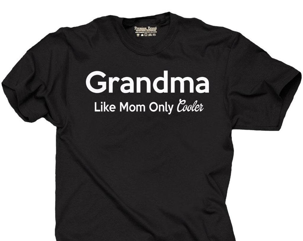 Cooler Grandma T-Shirt Funny Grandma T-Shirt Baby Announcement Gift For Grandma Gift For Mom