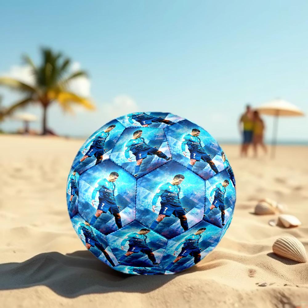 Cristiano Ronaldo Taglia 5 Pallone da Calcio Pallone da Calcio ad Alta Elasticità Per Competizione All'aperto Allenamento Quotidiano Gioco