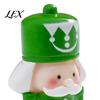 Winter Home Accents 2Pcs Mini Christmas Figurine, Cute Santa Claus Nutcracker Soldier Dolls, DIY Accessories Holiday Gift for Friends Micro Landscape