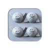 4 Even Pig Shape Silicone Cake Mold Rice Cake Mold Steam Cake Mold Baking Tool Handmade Soap Mold