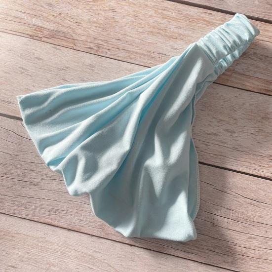 Haarband Weicher Stoff Elastisches Haargummi Einfarbige Atmungsaktives Stirnband Yoga Laufen Fitness Haargummi Tägliches Tragen