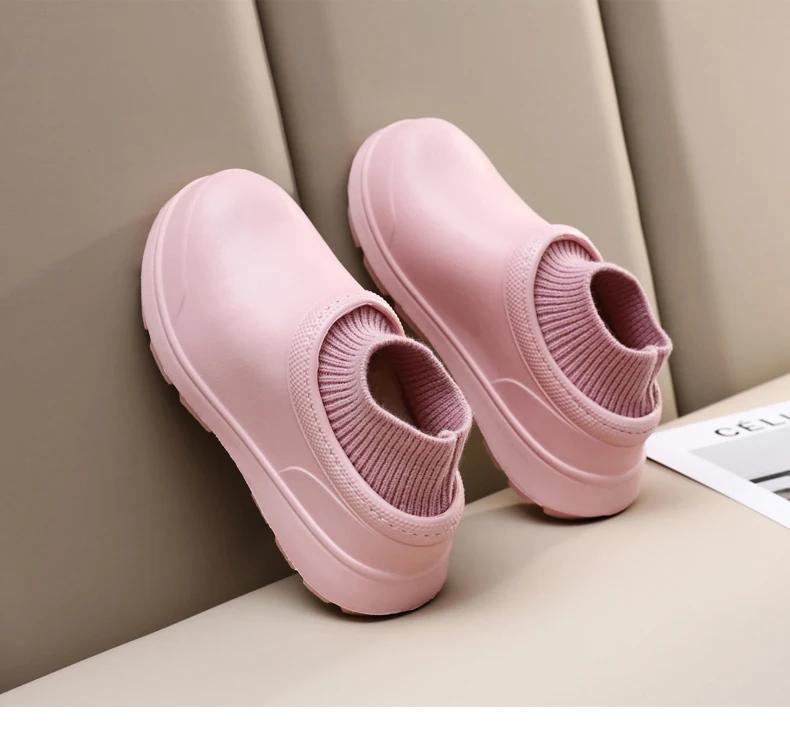 Zimní Kožešinový Hotelová Kuchyně Pánské Dámské Protiskluzové Vodotěsné Odolné proti Oleji Pracovní Bavlněné Kuchař Šéfkuchař Zahrada Plážové Boty Plus Size 36~45