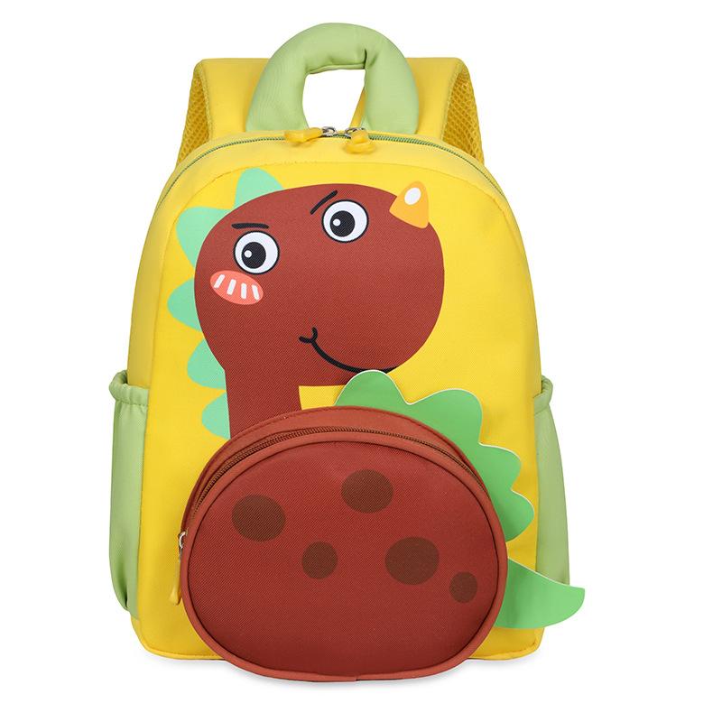 Schoolbag1011 Children Go Out To Study Little Dinosaur Schoolbag Cartoon Light Boys and Girls Backpack Backpack Schoolbag Kindergarten