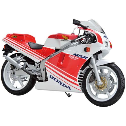 Aoshima Bunka Kyozai (AOSHIMA) 1/12 Scale The Bike Series No. 8 Honda MC18 NSR250R 1988 Plastic Model Kit, Pre-Molded Color