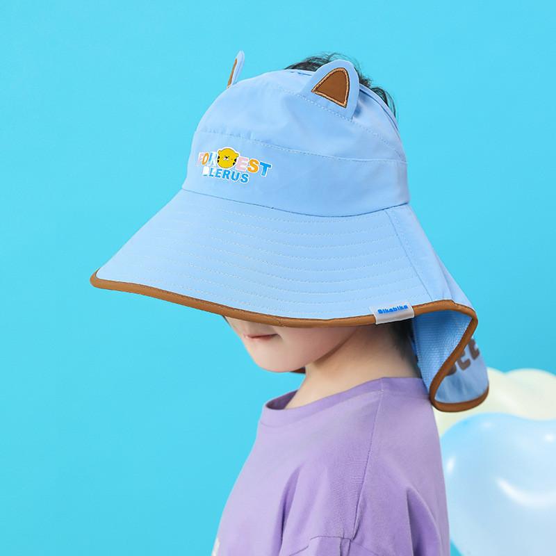 Forest Beerus Letter Girls Kids Sunshade Cap Guard Floppy Brim Summer Outdoor