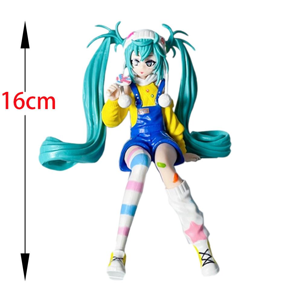 In Stock Anime Furyu Noodle Stopper VOCALOID Hatsune Miku Flower Fairy Clover PVC Action Figure Model Doll Toy Holiday Gift